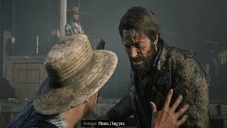 Red Dead Redemption 2  Epic Bar Fight amp Tommy Boss Battle PS4 Pro [upl. by Karsten]