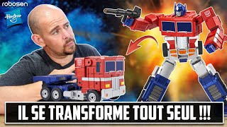 IL SE TRANSFORME TOUT SEUL  Optimus Prime  HasbroRobosen  Elite Core Edition [upl. by Acceber]