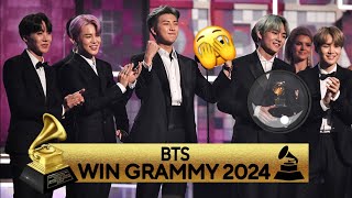 bts win the Grammys 2024  win amp nominees [upl. by Emirac]