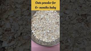 Oats cerelac for 6 months baby  homemade baby food [upl. by Oivaf]