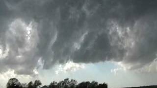 Life Cycle of Tornadic Supercell Kansas 042407 [upl. by Muns]