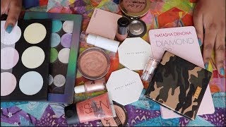 my updated highlighter collection  declutter  makeup storage  cheeky time part 1 [upl. by Ruiz64]