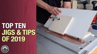 TOP 10 BEST WOODWORKING JIGS amp TIPS OF 2019 [upl. by Rabah343]