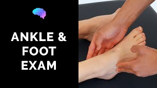 Ankle and Foot Examination  OSCE Guide  UKMLA  CPSA [upl. by Ahcsap28]