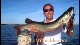 Heidecke Lake Big Musky Captured on Video [upl. by Eineeuq]