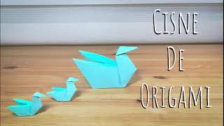 CISNE DE ORIGAMI COMO HACERLO DE MANERA FÁCIL [upl. by Zennas]