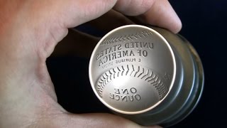 Baseball Coin  Making the Curved 2014 Baseball Hall of Fame Coin [upl. by Ariajay]