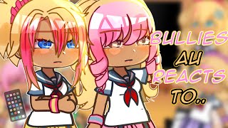 Bullies ReactsAYANO BULLY AUYandere SimulatorGCRVRosieKiwi [upl. by Razec]