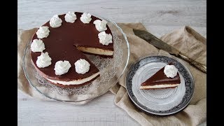 CHEESECAKE AL CIOCCOLATO IN DUE MINUTI [upl. by Yllim]