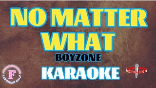 NO MATTER WHATBOYZONEKARAOKE [upl. by Aidualc154]