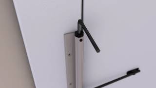 Justor Spring Arm Door Closer Installation [upl. by Namya]