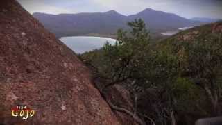 Steadicam Walk to Wineglass Bay Freycinet Peninsular Tasmania [upl. by Amees]