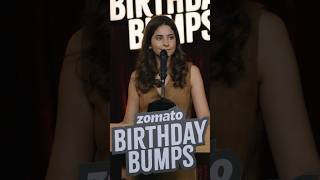 swatisachdeva95 delivered a roast 🧯  Zomato Birthday Bumps [upl. by Ylrebmi]