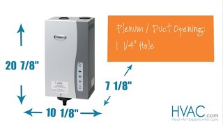 Aprilaire 800 Whole Home Steam Humidifier Overview [upl. by Pirozzo504]