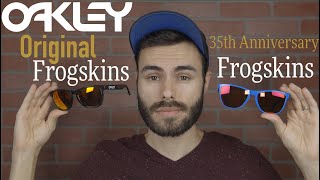 Oakley Original Frogskins vs 35th Anniversary Frogskins [upl. by Evonne]