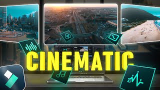 How to Edit a Cinematic Video in Filmora With AI [upl. by Mechling83]