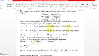 Variación de la densidad debido a la variación de temperatura [upl. by Akyssej]