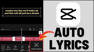 How To Add Auto Lyrics In CapCut EASY [upl. by Deevan987]