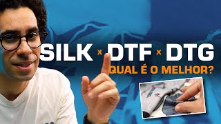 SILK DTG ou DTF Qual é o melhor [upl. by Akihsat]