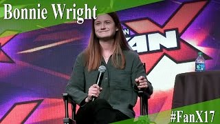 Bonnie Wright  Full PanelQampA  FanX 2017 [upl. by Drake]