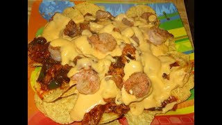 Chicken amp Shrimp Fajita Nachos [upl. by Nuawaj]