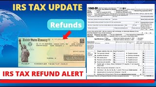 2023 IRS TAX REFUND UPDATE  New Refunds Delays Refund Schedule Transcript Updates Path Act IRS [upl. by Thurber531]