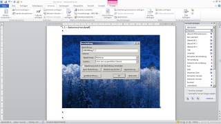 Wissenschaftliche Arbeit 5 Abbildungsverzeichnis mit Word 2010 formatieren [upl. by Atnad562]