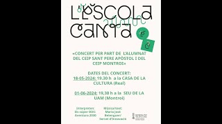 EN DIRECTE L ESCOLA CANTA [upl. by Atteniuq401]