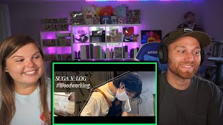 BTS VLOG SUGA l Woodworking VLOG  Reaction [upl. by Avlis]