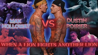 Dustin poirier vs max Holloway 2 a legendary fight war  UFC 236 [upl. by Nahtnoj976]