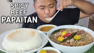 SPICY BEEF PAPAITAN  MUKBANG PHILIPPINES  TOL BULOY MUKBANG [upl. by Jarnagin]