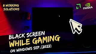 How To Fix Screen Going Black While Gaming  BlackScreen While Gaming 2023 [upl. by Jc]