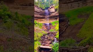 Munising Falls in Munising Michigan on 09  14  24 waterfall [upl. by Anuhsal]