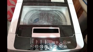 HOW TO WASH CLOTHES IN FULLY AUTOMATIC WASHING MACHINE LG 62 KG TERBO DRUM [upl. by Nywnorb357]