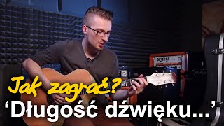 Jak zagrać na gitarze quotDŁUGOŚĆ DŹWIĘKU SAMOTNOŚCIquot  MYSLOVITZ  Zagrywka 43 [upl. by Aihsiek]