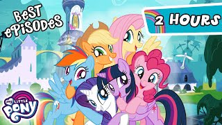 My Little Pony Friendship is Magic  FAN FAVORITE EPISODES  2 Hour Compilation  MLP Full Episodes [upl. by Yedoc940]