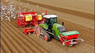 A day of potato planting  405HP Fendt 940MT vario amp 8row Grimme GL860  LB van Nieuwenhuijzen [upl. by Devina441]