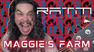 RAGE AGAINST THE MACHINE  Maggies Farm Bass Cover [upl. by Yllier499]