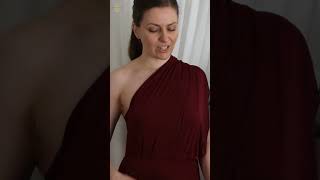 How to Tie a Multiway Bridesmaid Dress  Style Sixteen  Ft The Secret Bridesmaid [upl. by Yarezed121]