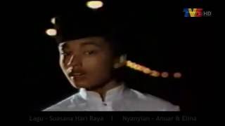 Suasana Hari Raya  Anuar Zain amp Ellina [upl. by Emersen]