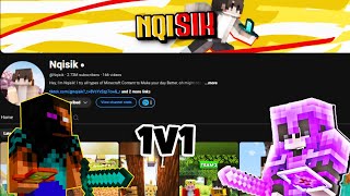 Can I BEAT Nqisik in a Minecraft 1v1 [upl. by Aulea]