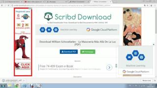 Como Bajar Archivos de Scribd 2017 Funciona [upl. by Yslehc414]