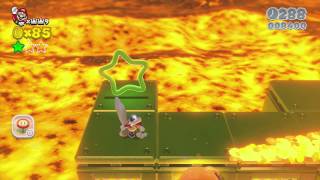 Super Mario 3D World  World Castle7 Green Star amp Stamp Guide [upl. by Aryc]