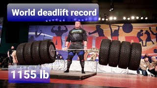 Zydrunas Savickas The BIGZ World Record Deadlift 1155 pounds Worlds Strongest Man [upl. by Zicarelli]