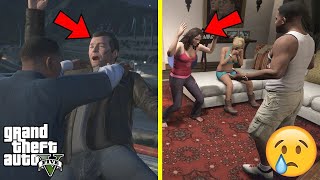 What happens after MICHAELS DEATH in GTA 5  RN Games [upl. by Gnauq701]