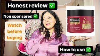 TRESemmé Keratin Smooth Deep Smoothing Mask honest review [upl. by Rimahs]