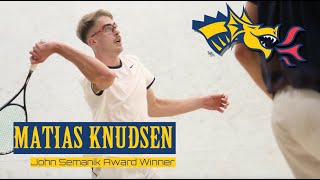 Drexels Best of Blue and Gold quotJohn Semanik Award Matias Knudsenquot [upl. by Holbrooke]