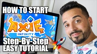 How To Start Playing Axie Infinity  Easy Beginners Set Up Tutorial [upl. by Yadahs258]