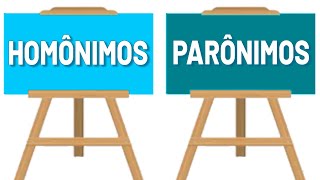 O que são parônimos E o que são homônimos  Homônimos e Parônimos Professor Gramático [upl. by Atirec303]