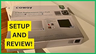 COWAY AP1512HH Air Purifier Filter Replacement  Setup amp Review [upl. by Cave624]